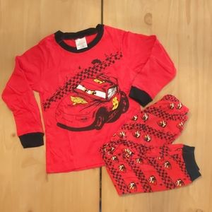 Children's PJ Set - Cars Theme - Lightning McQueen